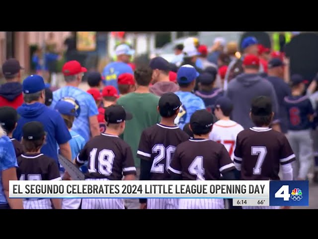 Champion-winning El Segundo Little League celebrates Opening Day