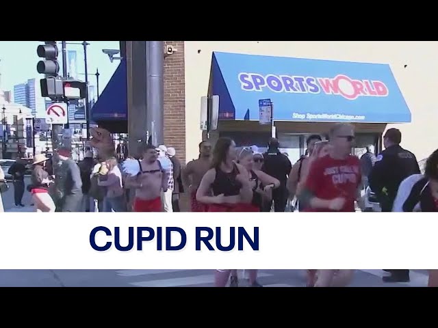 Hundreds run in their undies for annual Cupid's Undies Run in Chicago