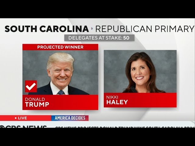 CBS News projects Trump wins South Carolina primary