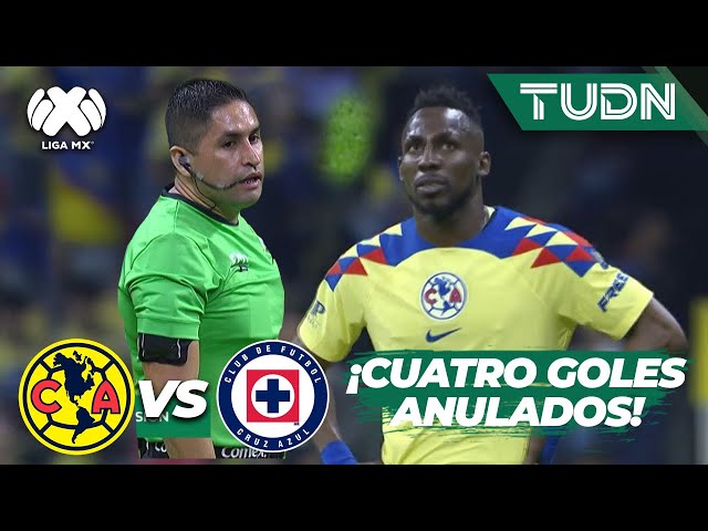 ¡Le ANULAN 4 GOLES al América, en 40 minutos! | América 1-0 Cruz Azul | CL2023 - Liga Mx J8 | TUDN