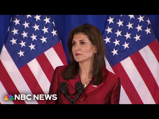 'I'm not giving up this fight': Haley speaks after projected loss in South Carolina