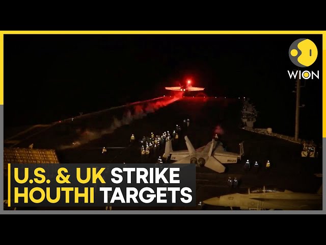 Red Sea Crisis: US & UK retaliate to surge in Red Sea attacks by Yemen's Houthi | WION