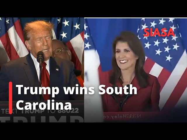 ⁣Trump wins South Carolina, beating Nikki Haley