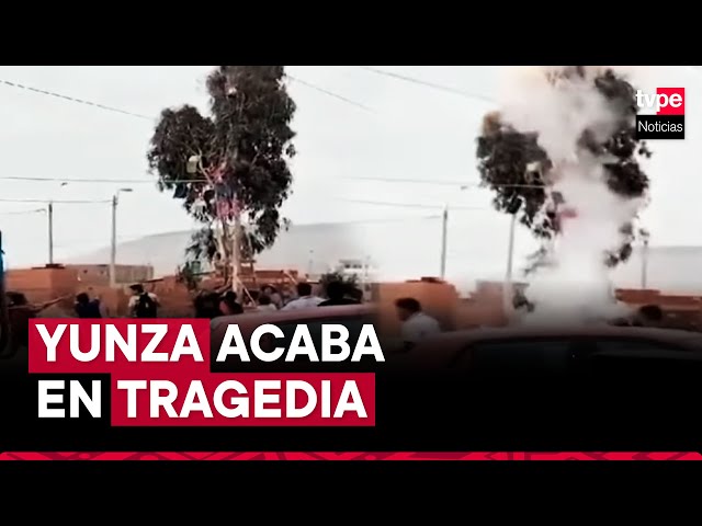 ⁣Puente Piedra: un fallecido y cuatro heridos tras recibir descarga eléctrica durante yunza