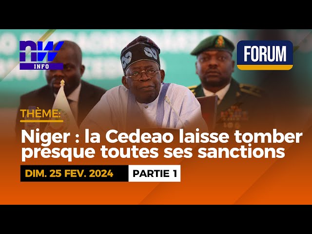 ⁣Niger : la CEDEAO laisse tomber presque toutes ses sanctions P1