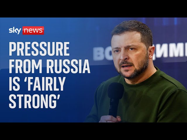 Pressure from Russia is 'fairly strong', says Zelenskyy | Ukraine-Russia war