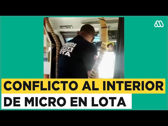 Conflicto al interior de micro en Lota: Los registros de los testigos