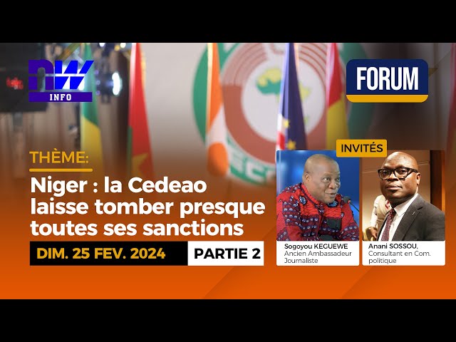 ⁣Niger : la CEDEAO laisse tomber presque toutes ses sanctions P2