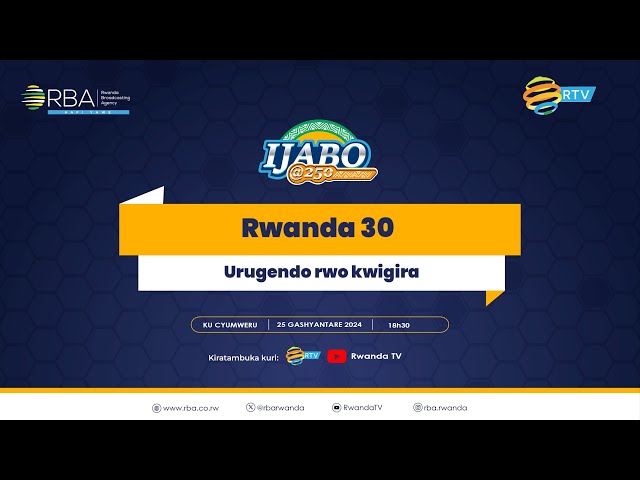 #Ijabo250: Rwanda30 | Urugendo rwo kwigira