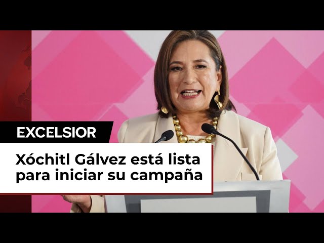 Xóchitl Gálvez se dice lista para iniciar campaña con jóvenes panistas