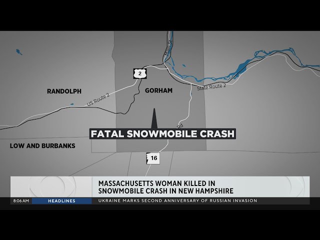 Massachusetts woman killed in New Hampshire snowmobile crash