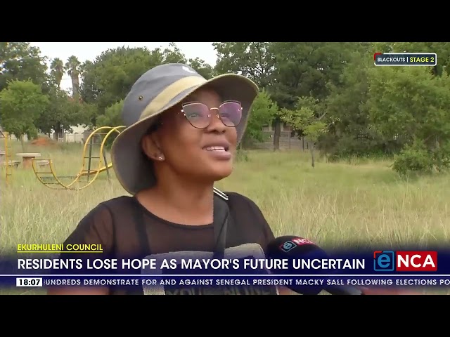 Ekurhuleni Council | Residents lose hope as mayor's future uncertain