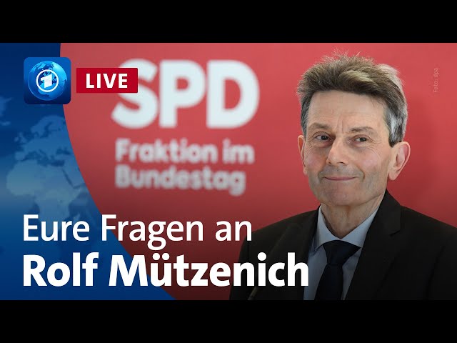 Eure Fragen an den SPD-Fraktionsvorsitzenden Rolf Mützenich | Bericht aus Berlin Extra