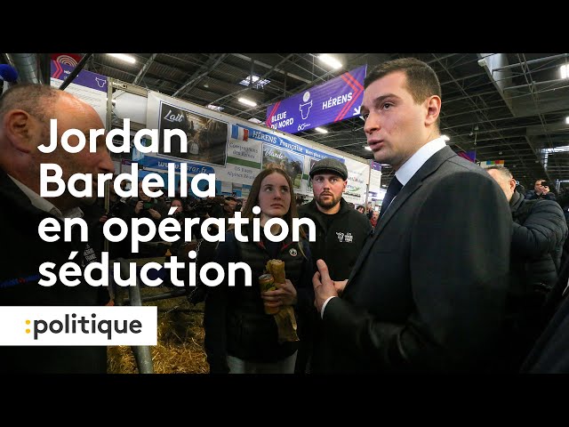 Salon de l’agriculture : Jordan Bardella en opération séduction