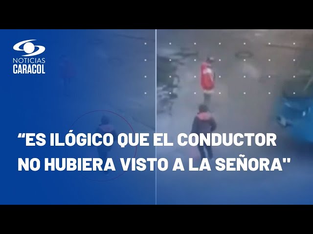 Impactante video del momento en que conductor de SITP atropelló a adulta mayor