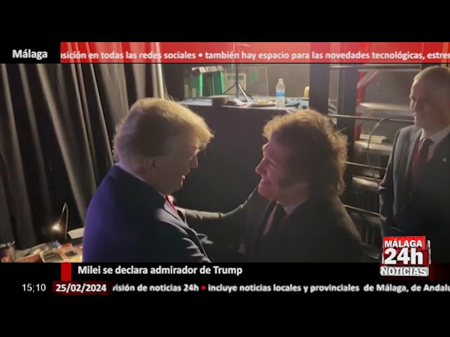 Noticia - Milei se declara admirador de Trump al coincidir en la CPAC de Washington