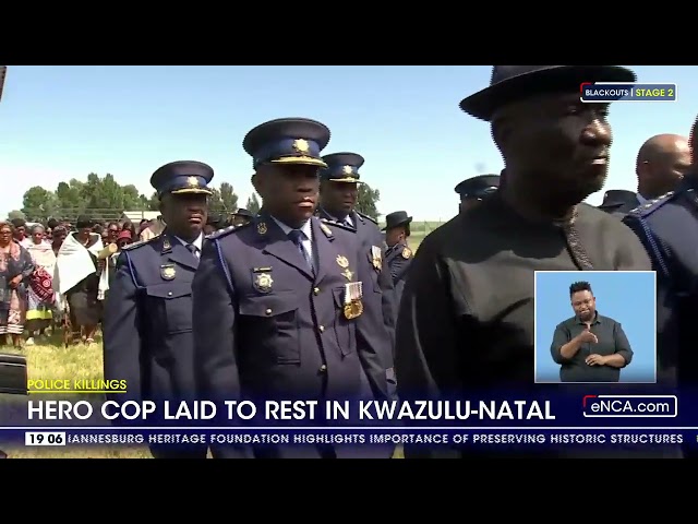 Hero cop laid to rest in KwaZulu-Natal