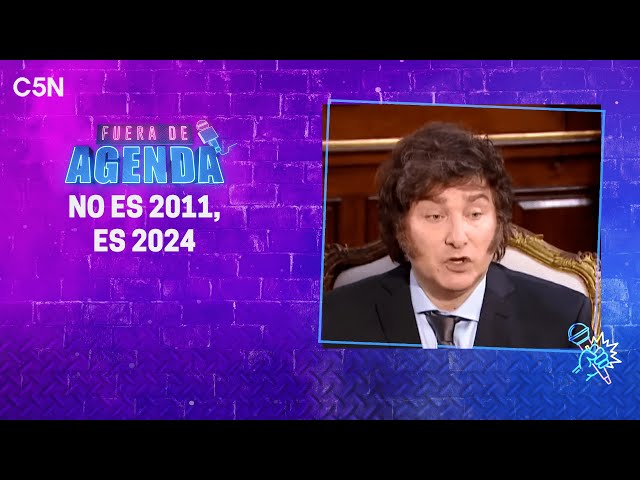 FUERA de AGENDA | "NO ES 2001, ES 2024"