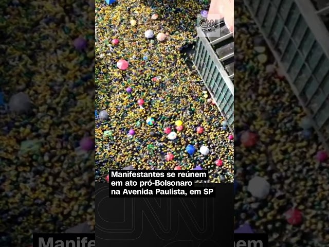 #Shorts - Manifestantes se reúnem em ato pró-Bolsonaro na Avenida Paulista, em SP