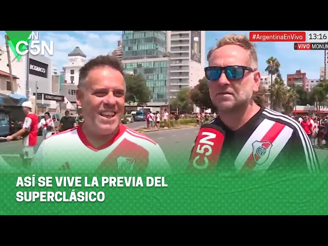 ASÍ SE VIVE LA PREVIA DEL SUPERCLÁSICO