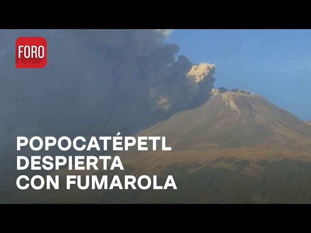 Volcán Popocatépetl, levanta fumarola - Las Noticias