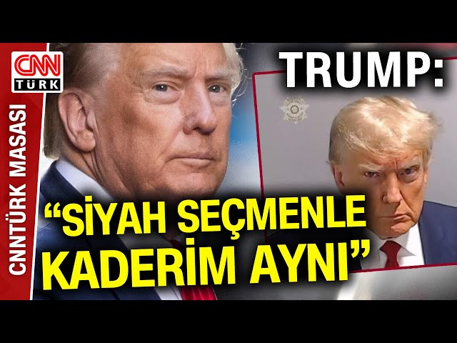 Trump Kendini ABD'li Siyahiler İle Kıyasladı: "Sabıka Fotoğrafım En Çok Onlara Hitap Ediyo