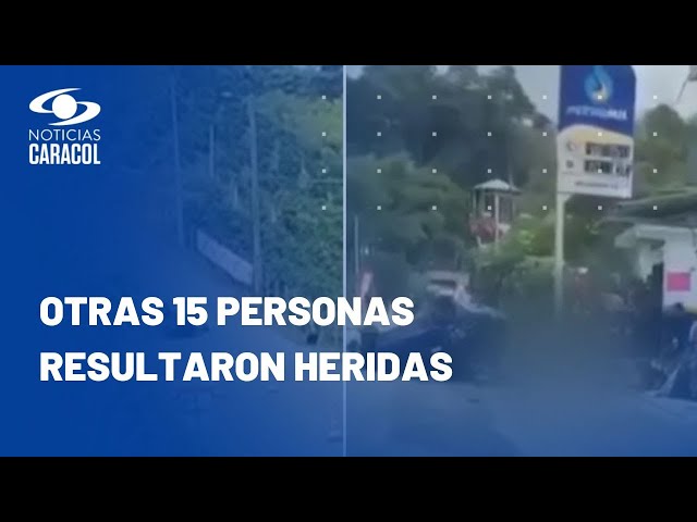 Una persona murió tras accidente de un carro durante una competencia en Quindío