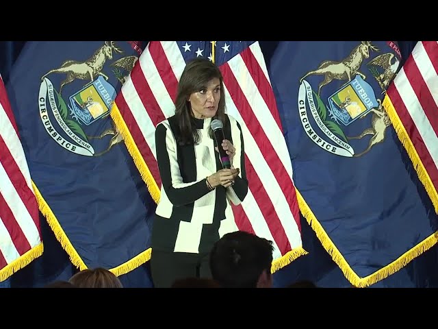 Nikki Haley speaks in Michigan ahead of primary election