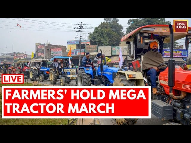 Farmer Protest LIVE News: Farmers' Tractor March Today |Delhi Chalo Farmer Protest LIVE| India 