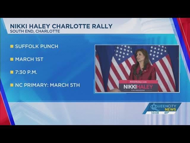 Trump, Haley hold NC rallies ahead of Super Tuesday