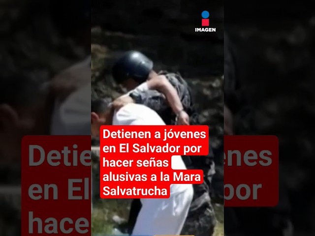 Detienen a jóvenes en El Salvador por hacer señas alusivas a la Mara Salvatrucha | Shorts | Zea