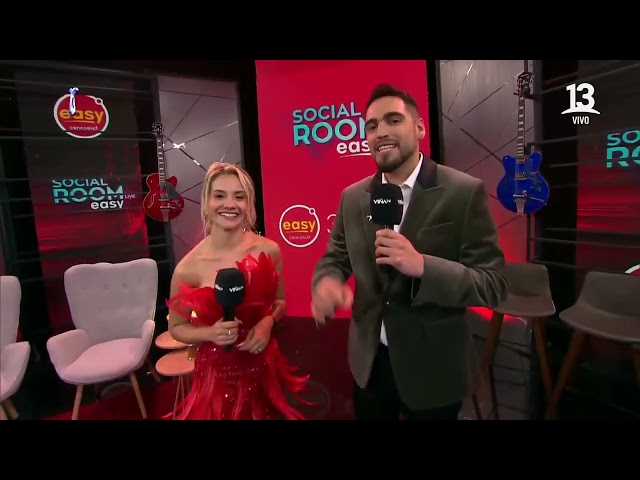 Alison Mandel detrás de escena en Viña 2024