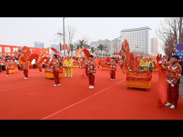 Traditional Shehuo folk performances lighten 2,500-year-old county in N China