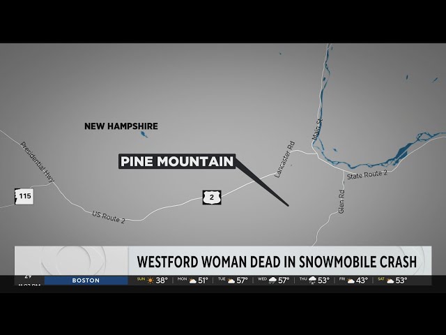 Westford woman killed in snowmobile crash in New Hampshire