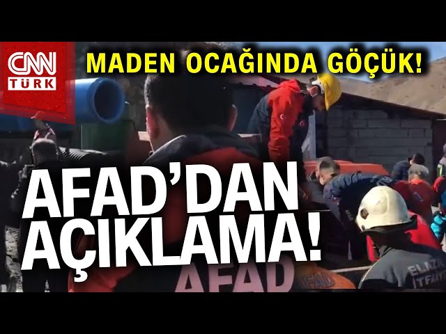 SON DAKİKA!  |  Elazığ'da Madende Göçük! AFAD: 2 İşçi Kurtarıldı, 1 İşçi İçin Aramalar Sürüyor