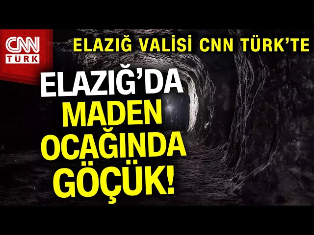 Elazığ'da Maden Ocağında Göçük! 3 Kişi Toprak Altında Kaldı #Haber