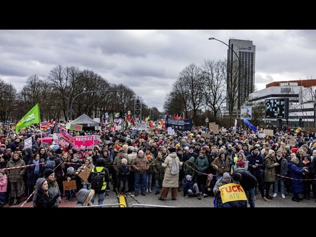 Hamburgo se manifiesta contra el aumento de la extrema derecha