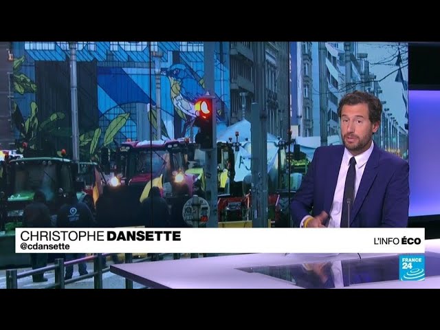 Des tracteurs à Bruxelles pour faire pression sur les ministres de l'agriculture • FRANCE 24