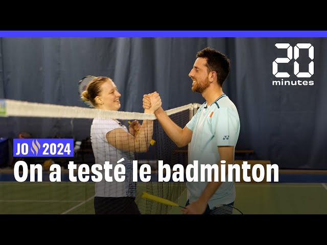 JO 2024 : On a testé le badminton avec Delphine Delrue, badiste française