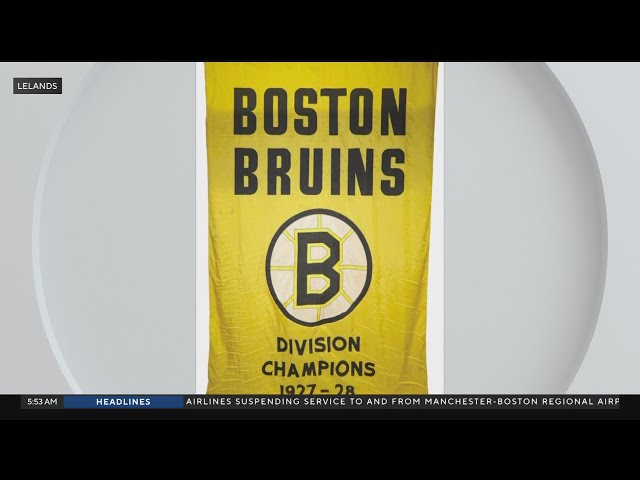 Boston Bruins banner that hung in old Garden now up for auction