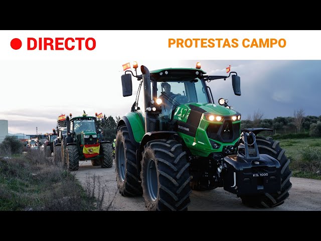 PROTESTAS CAMPO  EN DIRECTO: TRACTORADA camino a la SEDE de la COMISIÓN EUROPEA en MADRID | RTVE