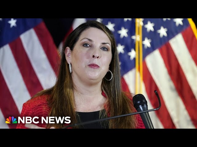 Ronna McDaniel announces resignation from RNC