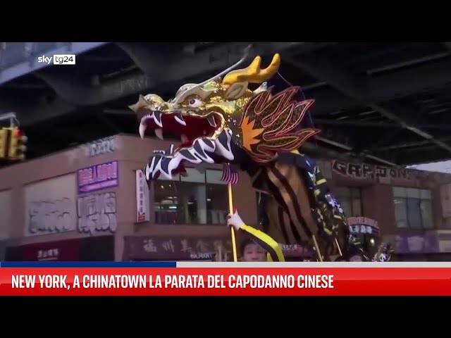 ⁣New York, a Chinatown la parata del Capodanno cinese