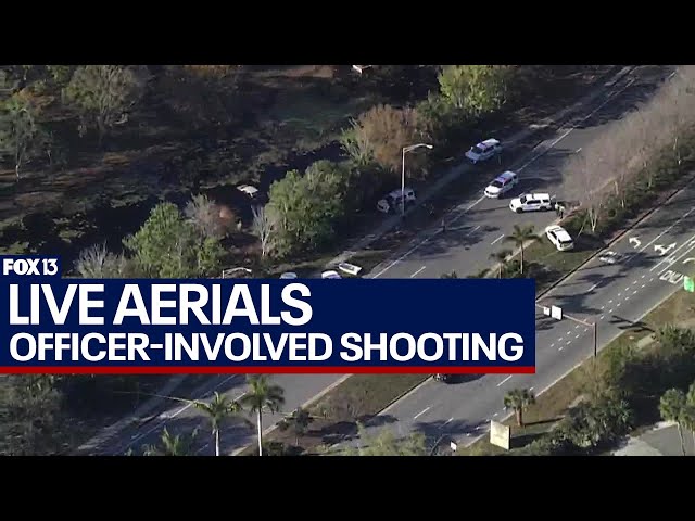 LIVE AERIALS: Officer-involved shooting near New College of Florida in Sarasota