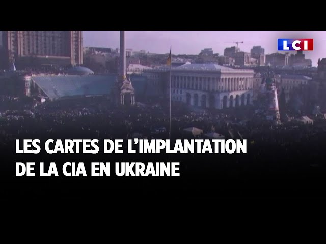 Les cartes de l'implantation de la CIA en Ukraine