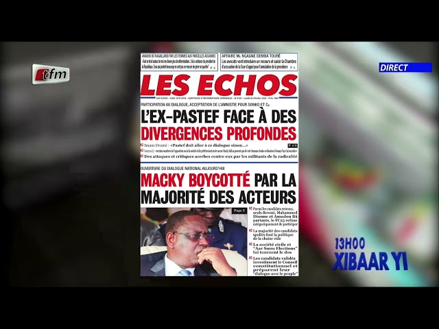 Revue de Presse du 26 Février 2024 présenté par Mamadou Mouhamed Ndiaye