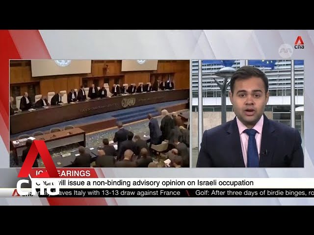 ICJ holds last day of hearings on legality of Israel's occupation of Palestinian territories