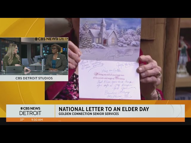 Celebrating National Letter to an Elder Day