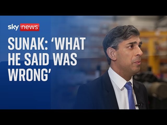 Rishi Sunak refuses to describe Lee Anderson's comments as 'Islamophobic'