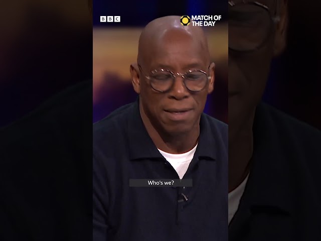 Ian Wright is here if Arsenal need him! 